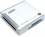 66 in 1 Card Reader HighPaq CR-Q003 SDHC ext  metal Silver ret