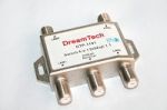 Переключатель  DiSEqC 1.1  DreamTech GTP-1141P в хром.. кожухе,  950-2400MHz