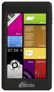 Купить MP3 Плеер Ritmix RF-9300 4GB Black в интернет магазине shop.aura.ru